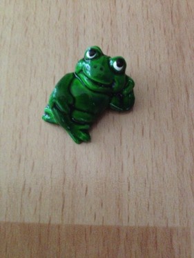 Frosch liegend