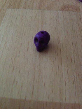 Totenkopf Klein Violett